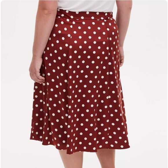Torrid MIDI SATIN SLIP SKIRT - Picture 3 of 15